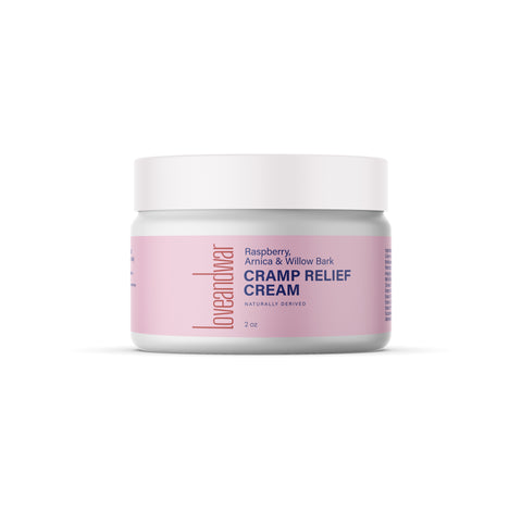 Love and War - Raspberry, Arnica & Willow Bark Cramp Relief Cream